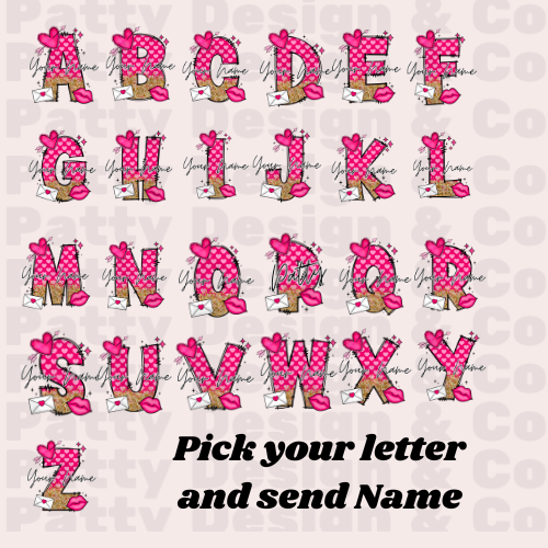CUSTOM INITIAL VALENTINE